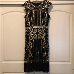 👗 Gatsby vintage inspired sequin cocktail dress